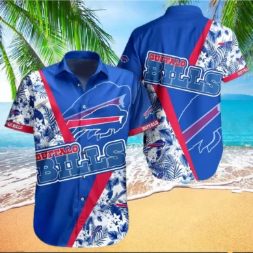 Buffalo Bills Hibiscus Harmony Hawaiian Shirt