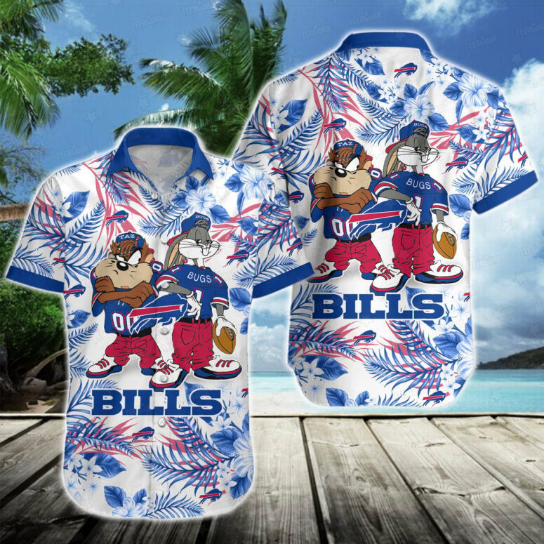 Buffalo Bills Looney Tunes Island Fun Hawaiian Shirt