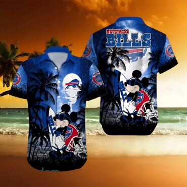 Buffalo Bills Mickey Moonlight Surf Hawaiian Shirt