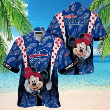 Buffalo Bills Mickey Star Hawaiian Shirt