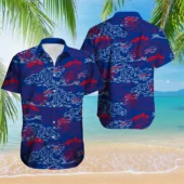 Buffalo Bills Ocean Wave Scenic Hawaiian Shirt
