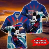 Buffalo Bills Surfing Mickey Personalized Hawaiian Shirt