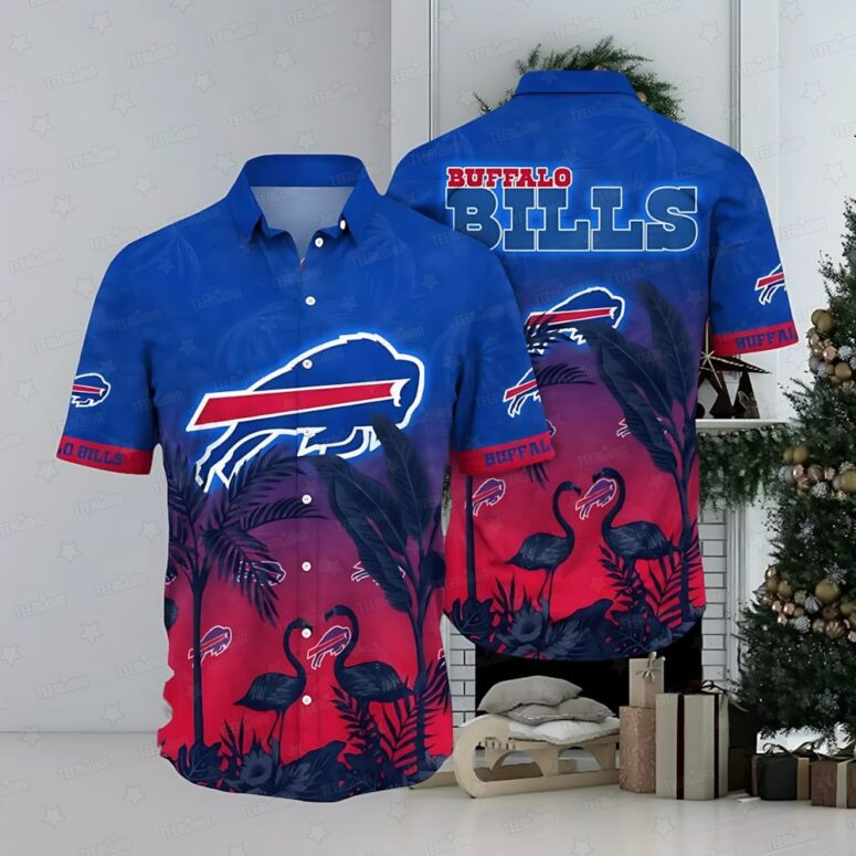 Buffalo Bills Tropical Flamingo Hawaiian Shirt