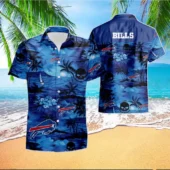 Buffalo Bills Tropical Nights Hawaiian Shirt