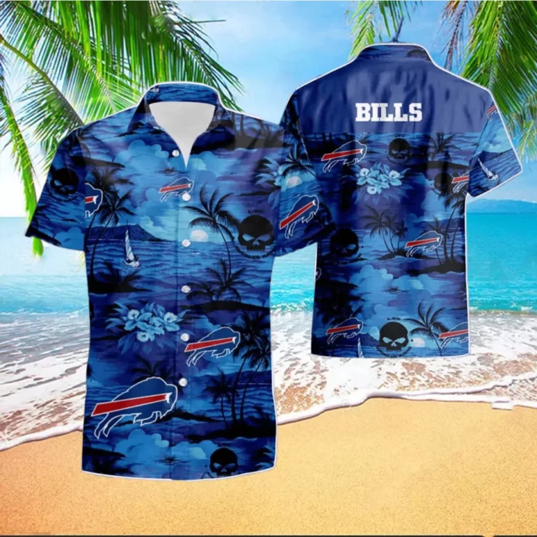 Buffalo Bills Tropical Nights Hawaiian Shirt