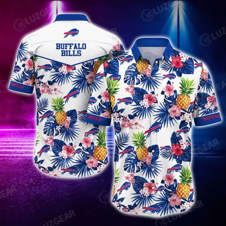 Buffalo Bills Tropical Pineapple Hawaiian Shirt