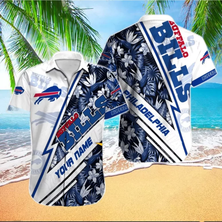 Custom Buffalo Bills Philadelphia Stripe Hawaiian Shirt