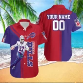 Personalized Buffalo Bills Tropical Quarterback Hawaiian Shirt