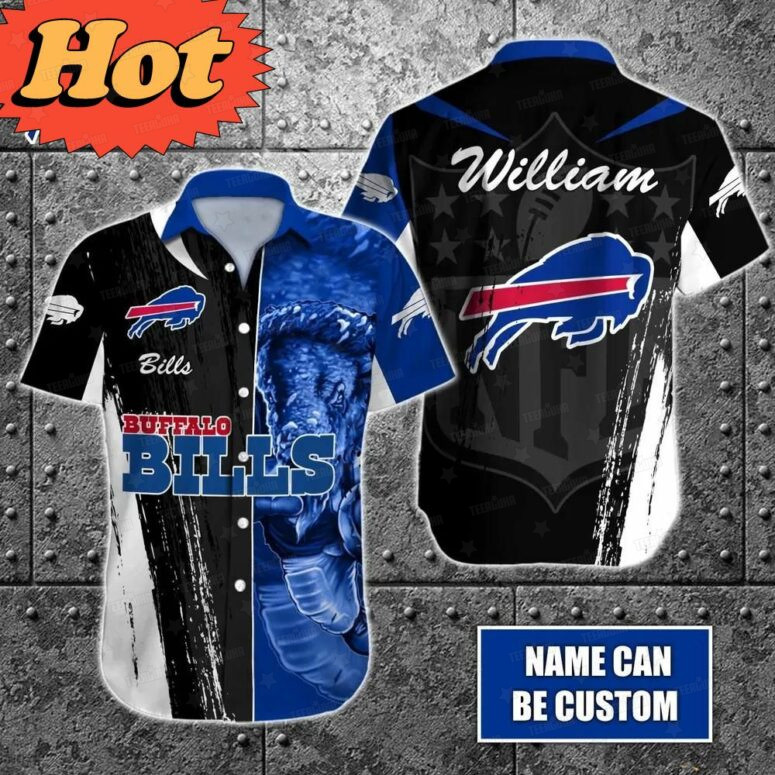 Personalized Buffalo Bills Warrior Spirit Hawaiian Shirt