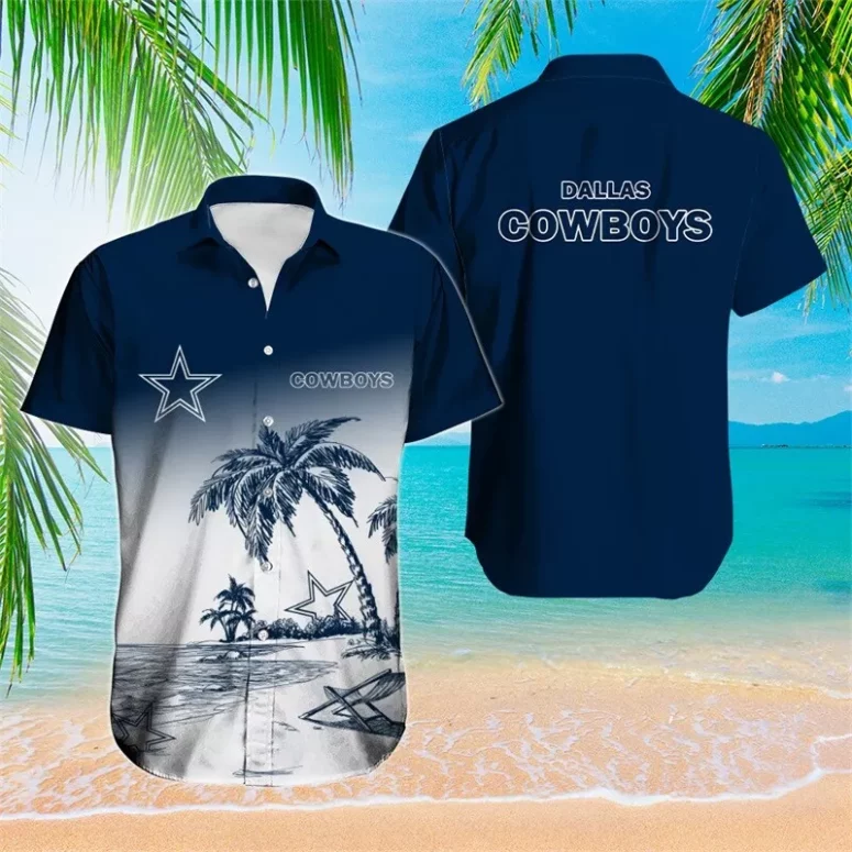 Dallas Cowboys Beachfront Vibes Hawaiian Shirt