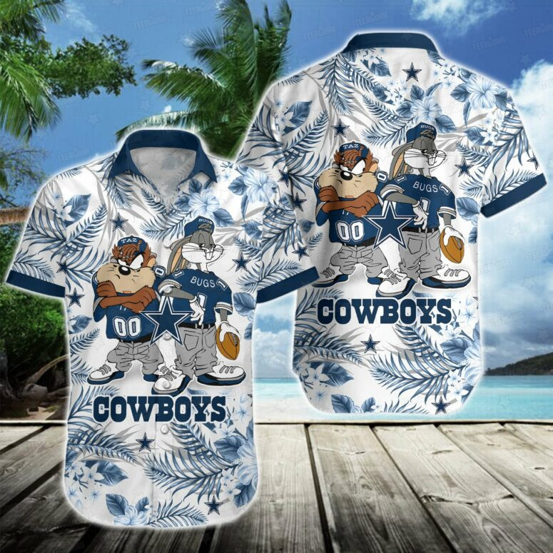 Dallas Cowboys Cartoon All-Stars Hawaiian Shirt