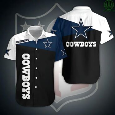 Dallas Cowboys Classic Block Hawaiian Shirt