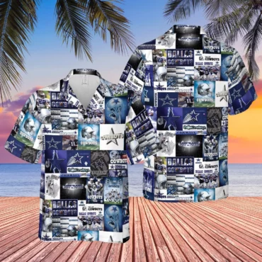 Dallas Cowboys Collage Hawaiian Shirt