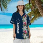 Dallas Cowboys Floral Fantasy Personalized Hawaiian Shirt - TeeAloha