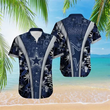 Dallas Cowboys Starburst Hawaiian Shirt