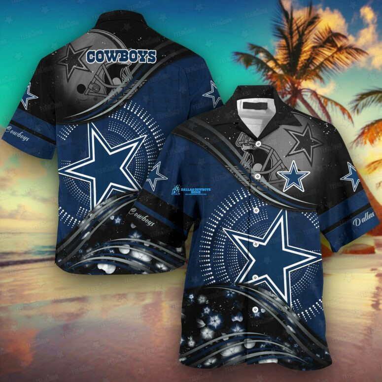 Dallas Cowboys Stellar Wave Hawaiian Shirt