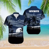 Dallas Cowboys Sunset Bay Hawaiian Shirt