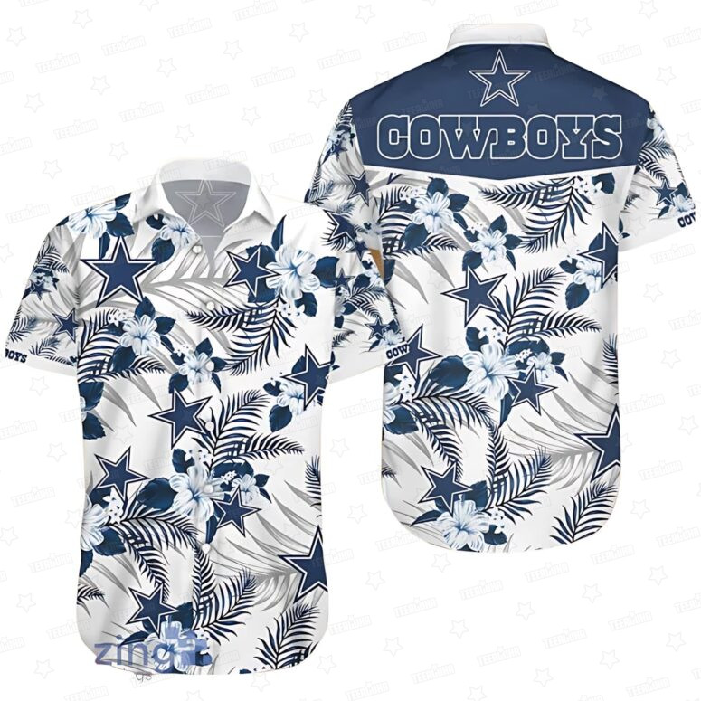 Dallas Cowboys Tropical Breeze Hawaiian Shirt