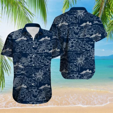 Dallas Cowboys Wave Rider Hawaiian Shirt