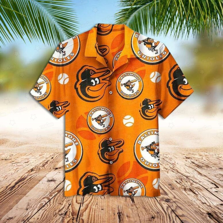 Baltimore Orioles Classic Charm Hawaiian Shirt