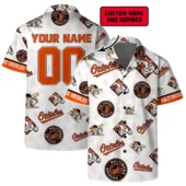 Baltimore Orioles Custom Mvp Hawaiian Shirt - TeeAloha