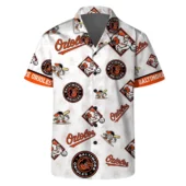 Baltimore Orioles Custom Mvp Hawaiian Shirt Front - TeeAloha