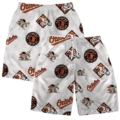 Baltimore Orioles Custom Mvp Hawaiian Short - TeeAloha