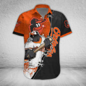 Baltimore Orioles Dynamic Hit Custom Hawaiian Shirt Front - TeeAloha