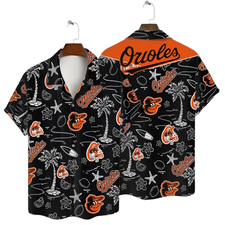 Baltimore Orioles Island Icons Hawaiian Shirt