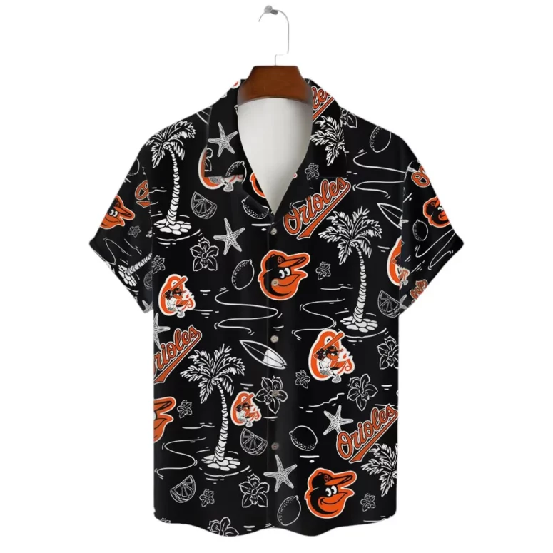 Baltimore Orioles Island Icons Hawaiian Shirt