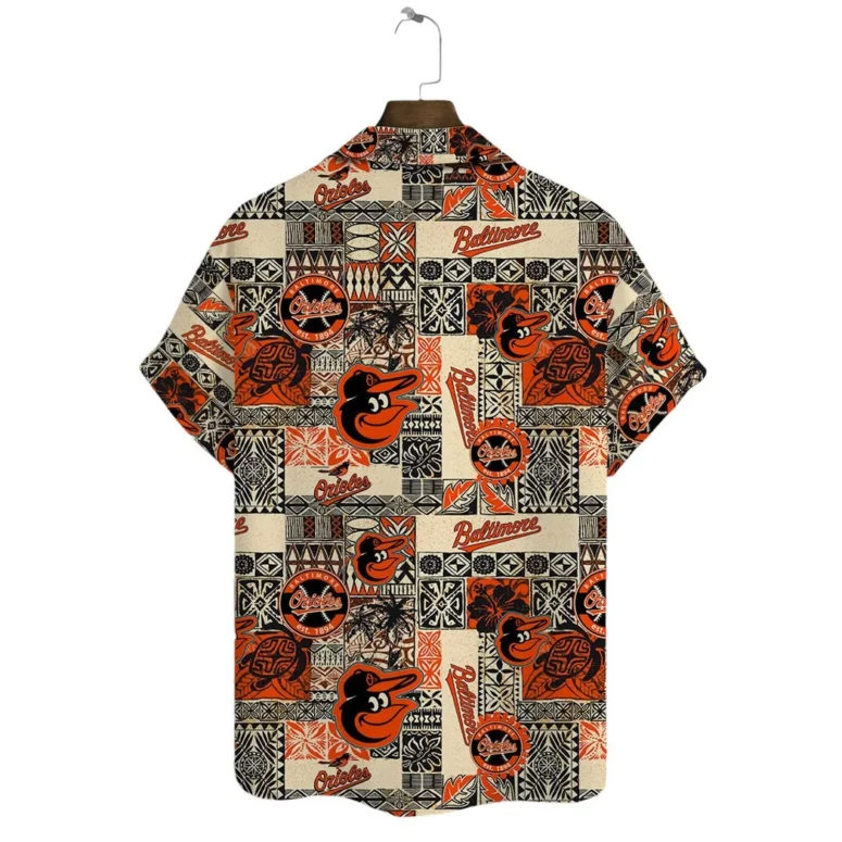 Baltimore Orioles Island Quilt Hawaiian Shirt