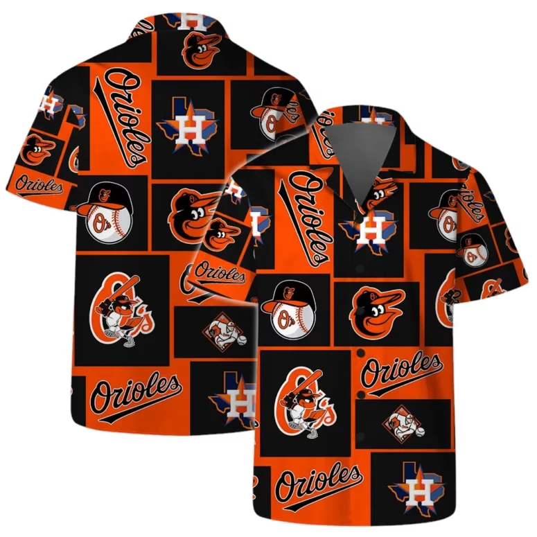 Baltimore Orioles Lone Star Spirit Hawaiian Shirt