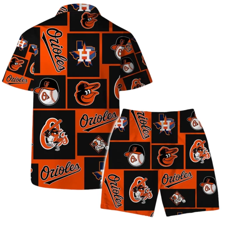 Baltimore Orioles Lone Star Spirit Hawaiian Shirt