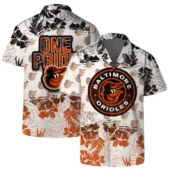 Baltimore Orioles One Pride Tropical Hawaiian Shirt - TeeAloha