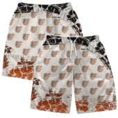 Baltimore Orioles One Pride Tropical Hawaiian Short - TeeAloha