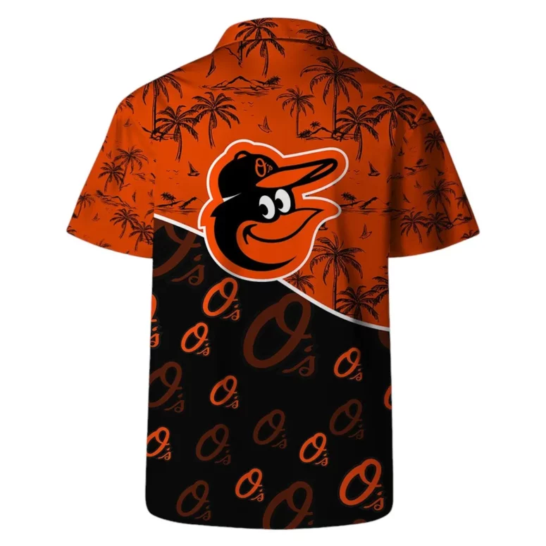 Baltimore Orioles Palm Coast Hawaiian Shirt