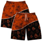 Baltimore Orioles Palm Coast Hawaiian Short - TeeAloha