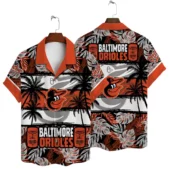 Baltimore Orioles Palm Sunset Hawaiian Shirt - TeeAloha