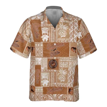 Baltimore Orioles Pineapple Patch Hawaiian Shirt