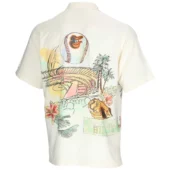 Baltimore Orioles Stadium Breeze Hawaiian Shirt Back - TeeAloha