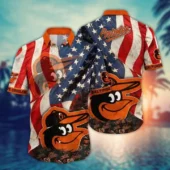 Baltimore Orioles Stars Stripes Aloha Shirt - TeeAloha