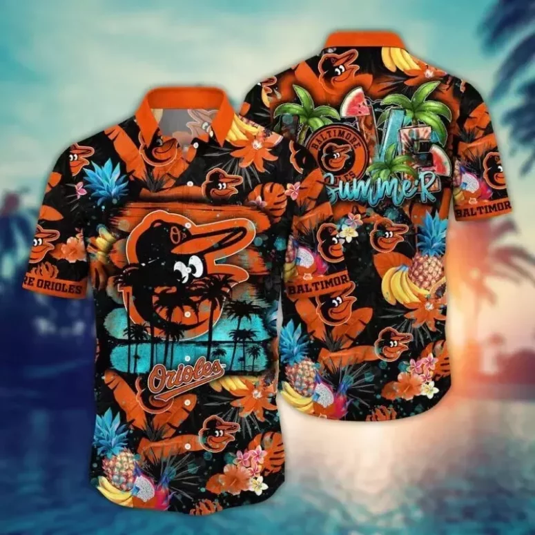 Baltimore Orioles Summer Paradise Hawaiian Shirt