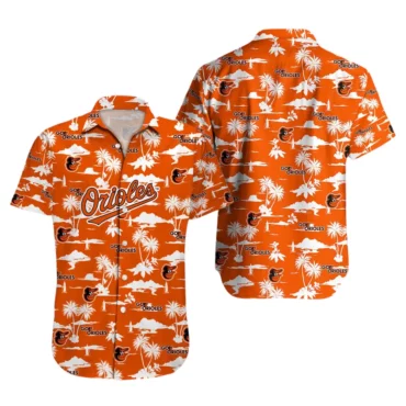 Baltimore Orioles Sunset Vibe Hawaiian Shirt