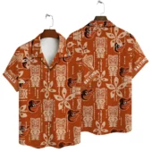 Baltimore Orioles Tiki Islander Hawaiian Shirt - TeeAloha