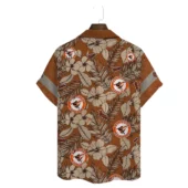 Baltimore Orioles Tiki Surfer Hawaiian Shirt Back - TeeAloha