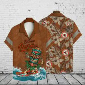 Baltimore Orioles Tiki Vibes Hawaiian Shirt - TeeAloha