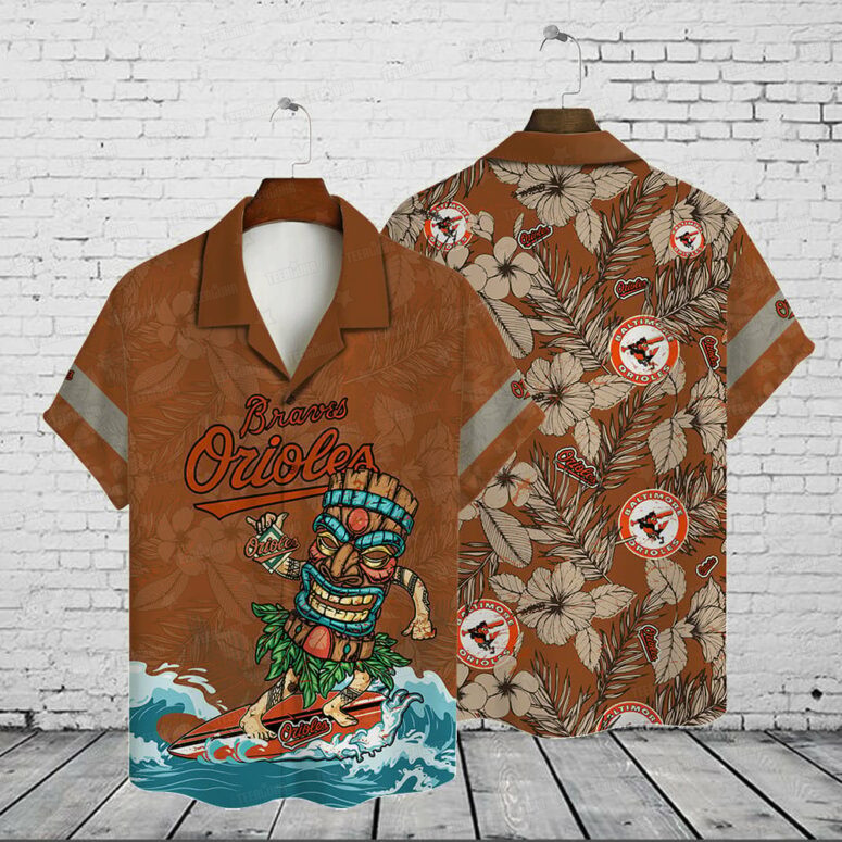 Baltimore Orioles Tiki Vibes Hawaiian Shirt