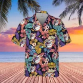 Baltimore Orioles Tropical Sunset Vibes Hawaiian Shirt Front - TeeAloha