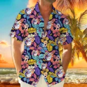 Baltimore Orioles Tropical Sunset Vibes Hawaiian Shirt Mockup Front - TeeAloha