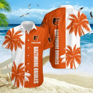 Baltimore Orioles Tropical Vibe Hawaiian Shirt